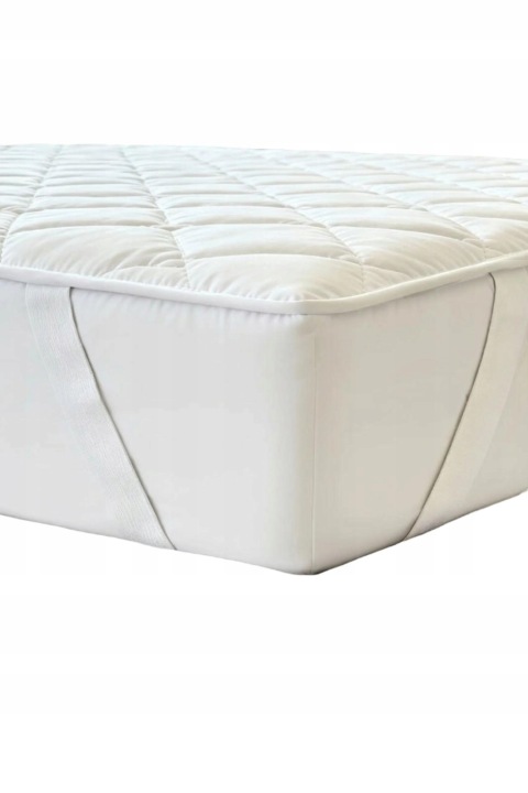 Bavlněný chránič na matrace 200x200 Matsafe prošívaný bílý