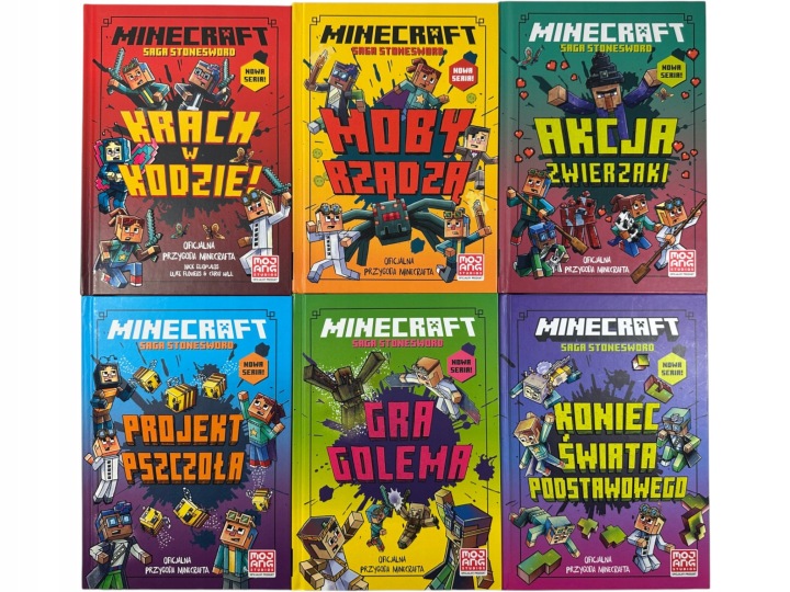 Zdjęcie egzemplarza: Saga Stonesword Tomy 1-6 / Minecraft / Nick Eliopulos