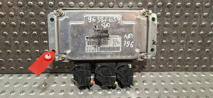 Bedienteil DES MOTORS Computer 0261206606 9638765980 CITROEN PEUGEOT 1.6 16V