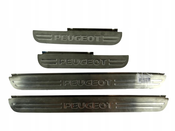 Leiste Schutzleiste schwellen CHROM KOMPLET PEUGEOT 407 964456348