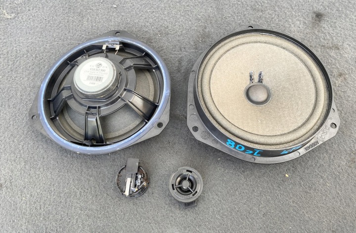 DUCATO BOXER JUMPER 14- KOMPLET dell’altoparlante / per altoparlanti PORTA Portiera PRZEDNICH + wysokotonowe