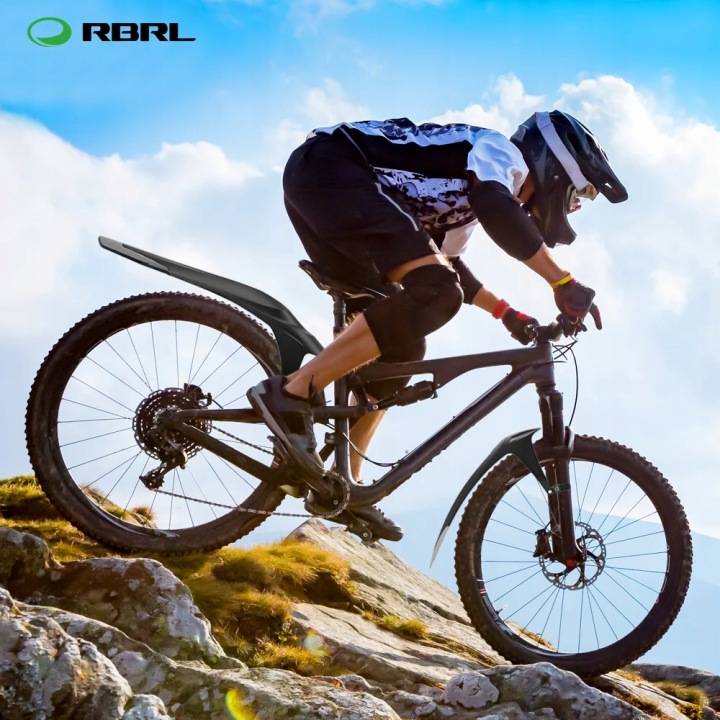 Крило велосипедне задній розмір універсальний RBRL 24-29 дюймів MTB швидкий монтаж (виставковий) — фото 4
