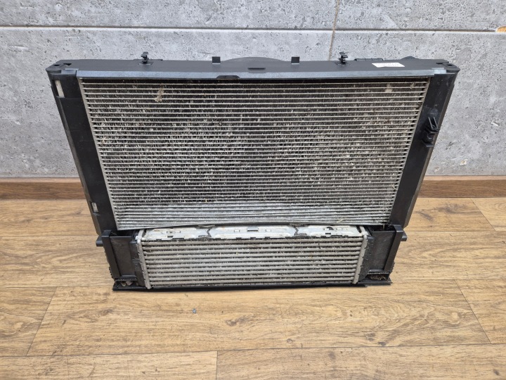 BMW 3 F30 F31 335D 3.0D N57 KOMPLET Kühler Lüfter AUTOMAT EU 8641947
