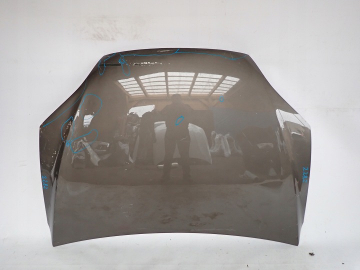 TESLA MODEL X bonnet metallic