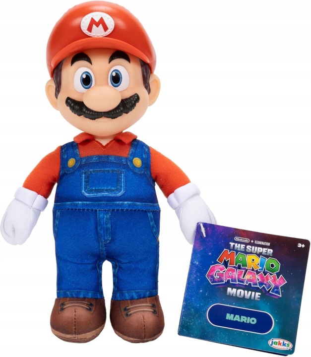 JAKKS PACIFIC Super Mario Galaxy Фільм Mario М'яка іграшка — фото 2