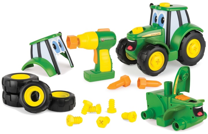 TOMY JOHN DEERE збудуй трактор JOHNNY 46655 шуруповерт набір майстрування — фото 8