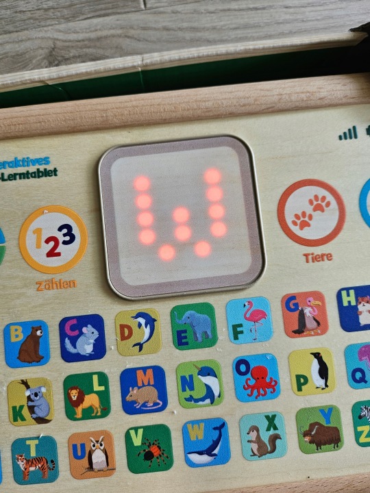 VTECH інтерактивний планшет дерев'яний, іграшка для дітей (виставковий) — фото 6