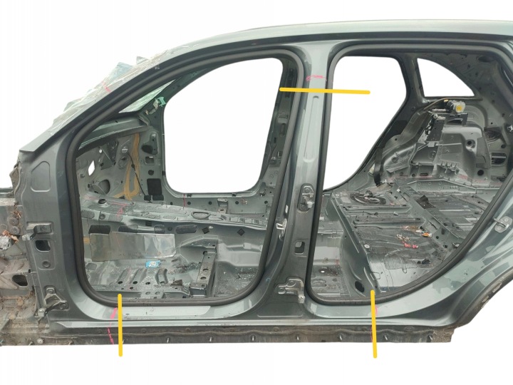 minigonna sinistra rivestimento montante media MERCEDES GLC e X253 (2015-2019) codice LAKIERU 992