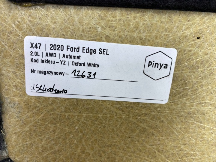 Hátsó szint Ford Edge II Lift 2019 + 7