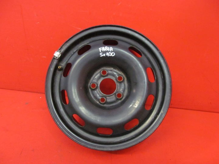 SKODA FABIA II SEAT SKODA AUDI CERCHIO STALOWA 15'' 5x100 6J ET38 1J0601027H