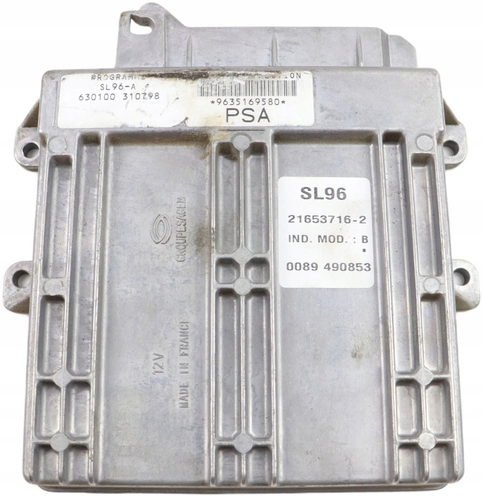 PEUGEOT PARTNER and computer control unit of the engine ECU 1.4 8V 9635169580