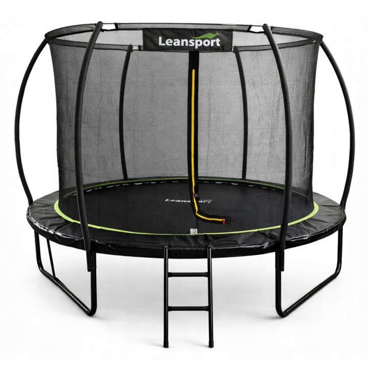 Батут садовий LEAN З Сіткою Внутрішньою Чорно-зелена 305 см 10FT