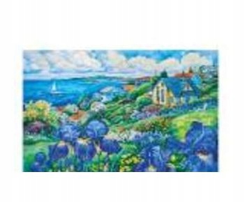 Мозаїка алмазна вишивка 30x40 см Пейзаж Фламінго Line