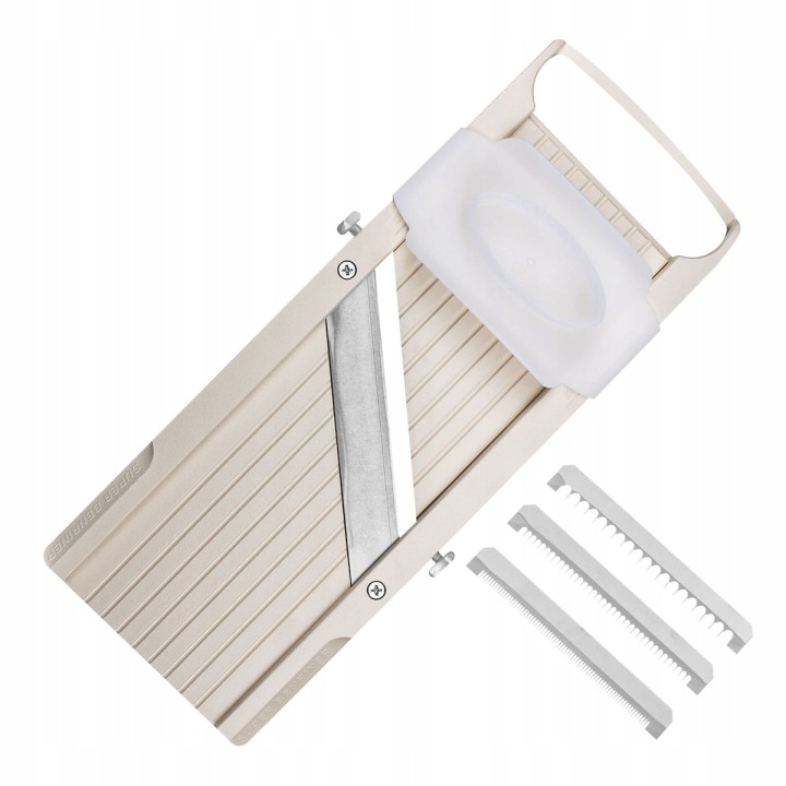 Benriner Standard Japonská Ostrá Mandolína pro Zeleniny 95 mm 9,5 cm Béžová
