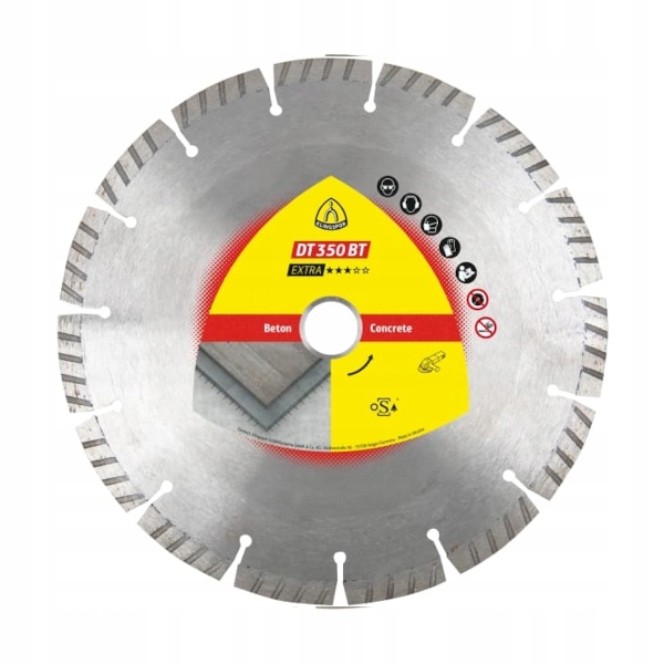 Klingspor Diamantový Kotouč Segmentový 350 x 3.0 x 25.4 DT350BT K354798