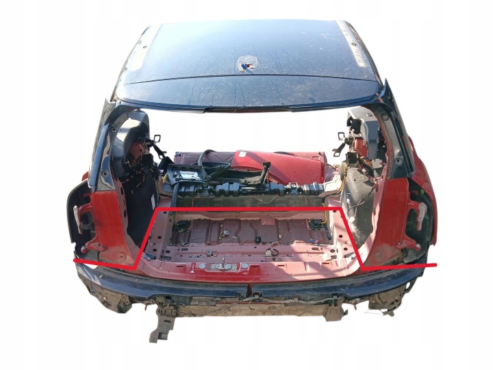 Gurten hinten LADEBODEN MINI CLUBMAN F54 KOMBI LAK: B83 (15-19)