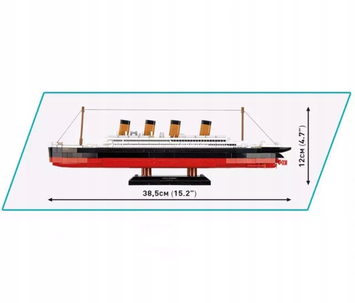 Cobi cobi historical collection р. m. s. titanic 593 ел. 1:700 — фото 2