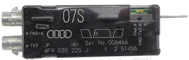 AUDI A6 C6 zesilovač modul anténních RADIA 4F9035225J TV TV3 KOMBI