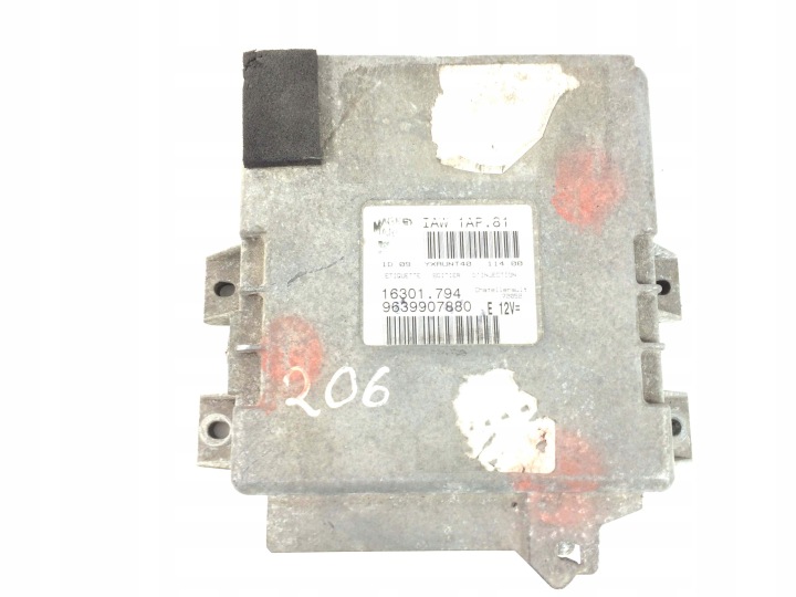 Bedienteil DES MOTORS PEUGEOT 206 hatchback (2A/C) 1.1 und 9639907880 MAGNET