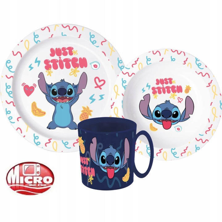 Тарілочка ударостійка STITCH для дітей stitch тарілка — фото 3