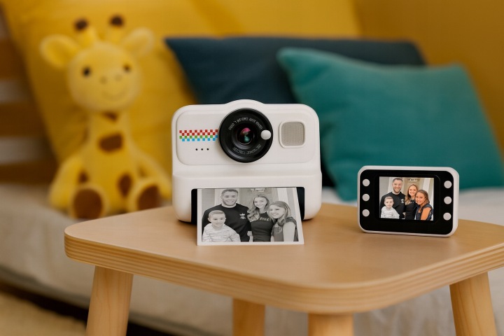 Aparat fotograficzny dla dzieci миттєвий himont білий