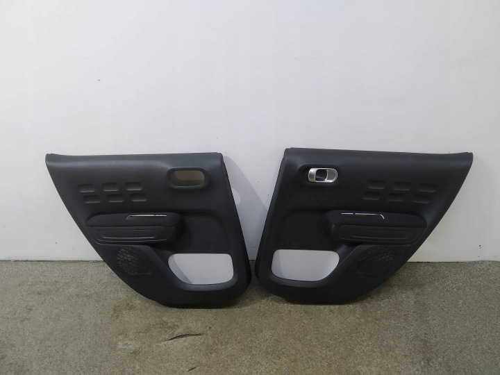 Habillage revêtement panneau intérieur porte Latérale/côté Droite Gauche Arrière Portière KPL Citroen C3 III (2016-2024)