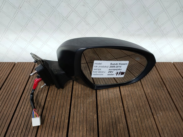 SUZUKI KIZASHI 09-14 SPECCHIETTO RETROVISORE Destro 7-PIN colore ZMV EUROPA OE