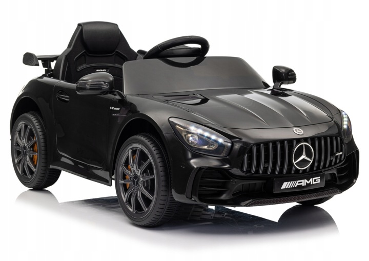 Mercedes GTR Автомобіль Електричний Для Дітей Пульт Колеса EVA Екошкіра Чорний