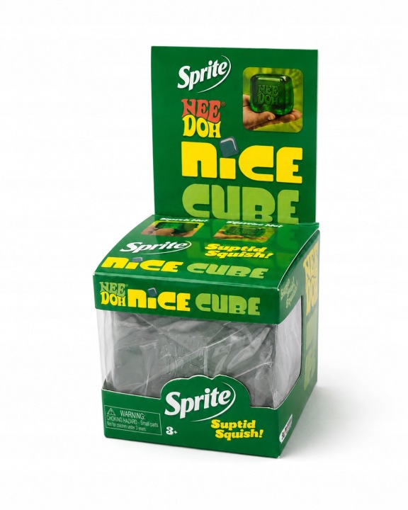 Nice Cube Sprite зелений кубик сквіш антистрес фіджет іграшка 3+ — фото 4