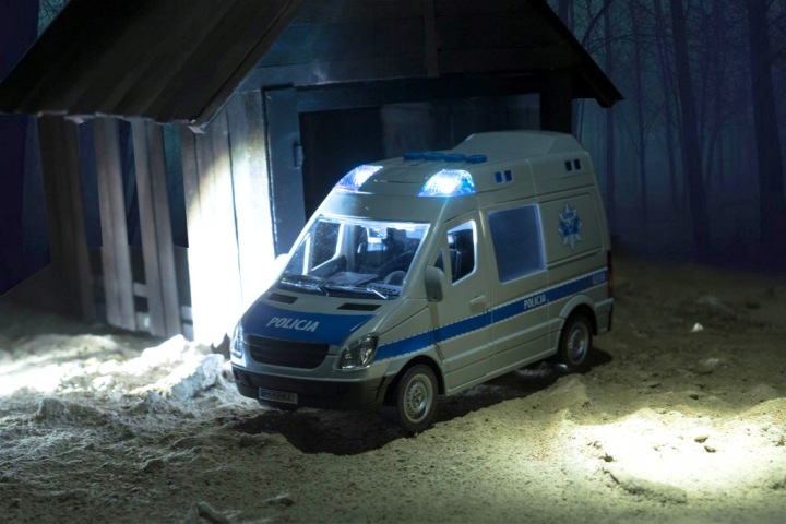 Поліція поліцейська машина автомобіль світло звук привід 22 см PL — фото 2