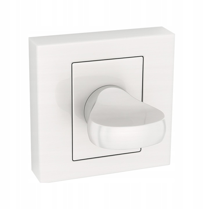 Čtvercový saténový Wc štítek LK5 303A, vnitřní montáž, 55x55 mm