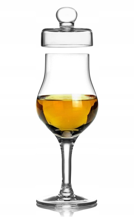 Amber Glass G100 – sklenička na ochutnávku whisky s víčkem 100 ml