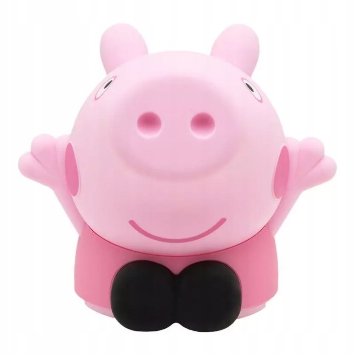 Лампа силіконова з акумулятором свинка PEPPA USB для спальні дитячої — фото 3