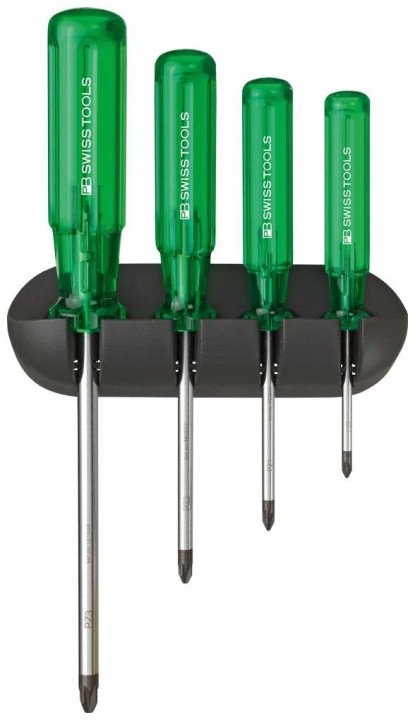 Sada šroubováků Pz 4-dílná s nástěnným držákem Classic Pb Swiss Tools