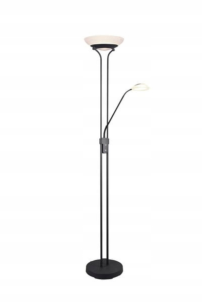 Stojací Led lampa Orson, černá, 31.5 W, 3000K, stmívatelná, Rl