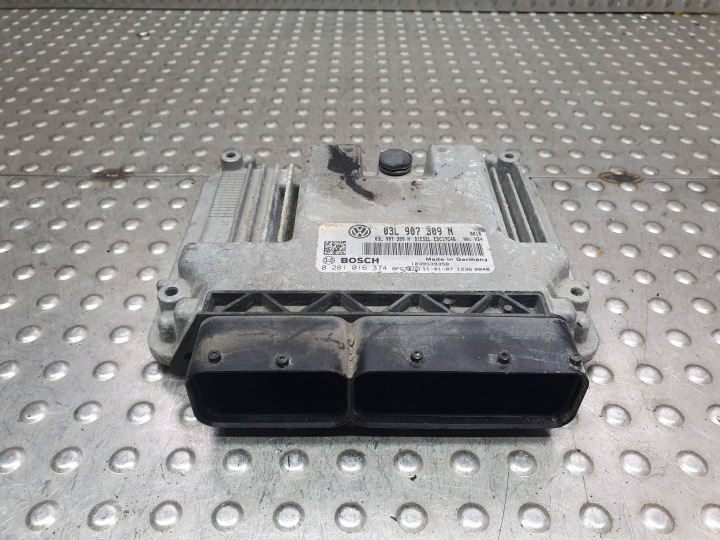 kompjuter računalo kompjuter računalo motora 03L907309N 0281016374 GOLF VI PASSAT B7 2.0TDI