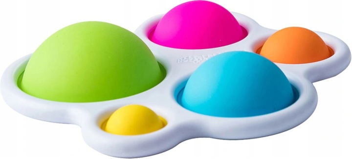 Fat Brain Toys Бульбашки Dimpl Сенсорна Іграшка Монтессорі 6 міс.+ — фото 3