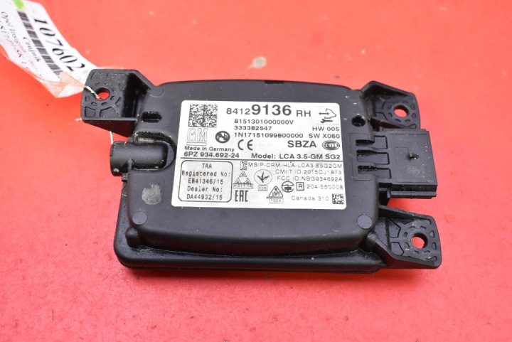 sensor RADAR MARTWEGO POLA right rear part 84129136 OPEL INSIGNIA B 17-20 +PIN