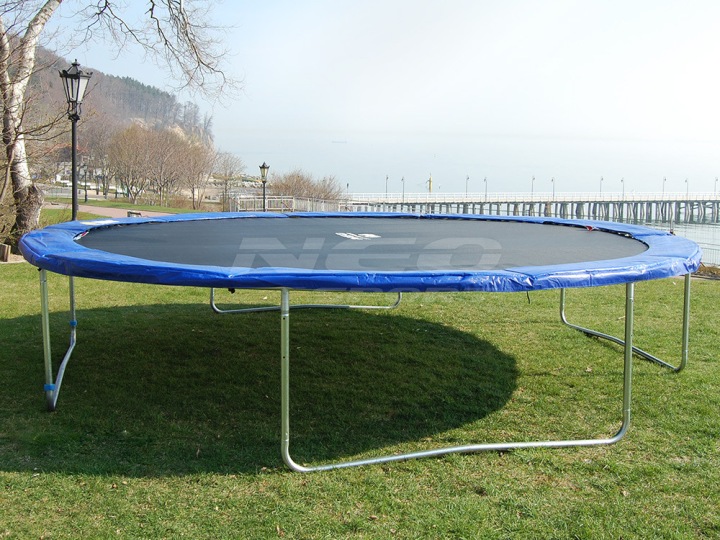 Міцний мат для батута батут 374 см 12ft на 64 пружини NEOSPORT — фото 6