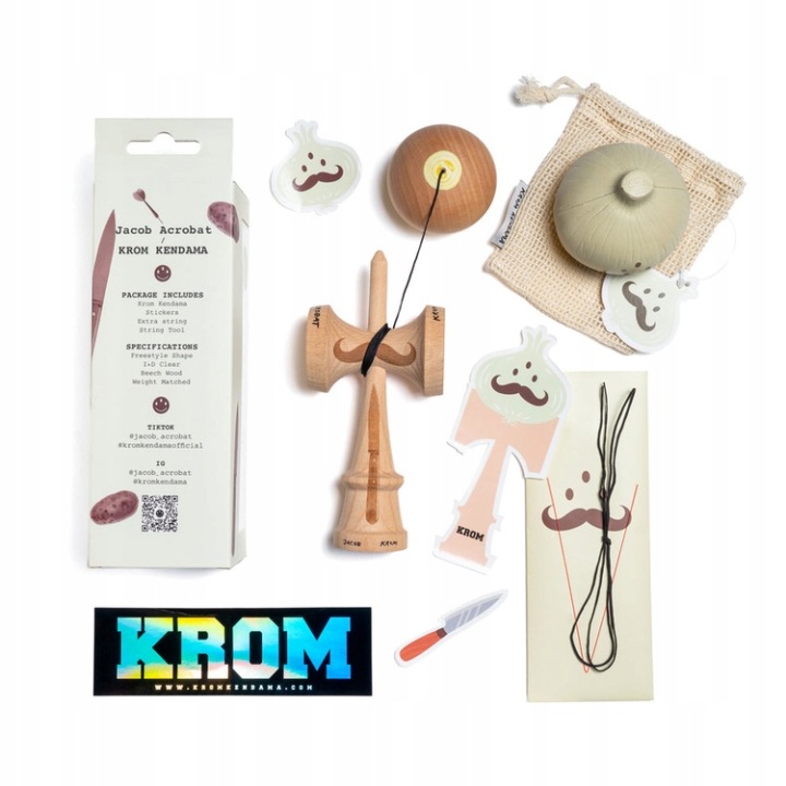 Кендама KROM Jacob Acrobat PRO MOD V2 Антистрес Цибуля Антистрес Ball Цибуля — фото 4