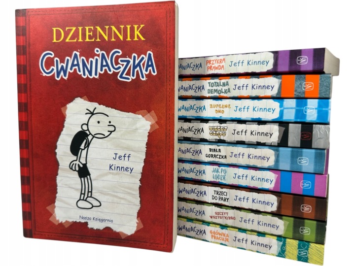 Zdjęcie egzemplarza: Dziennik Cwaniaczka / zestaw 10 książek / Jeff Kinney