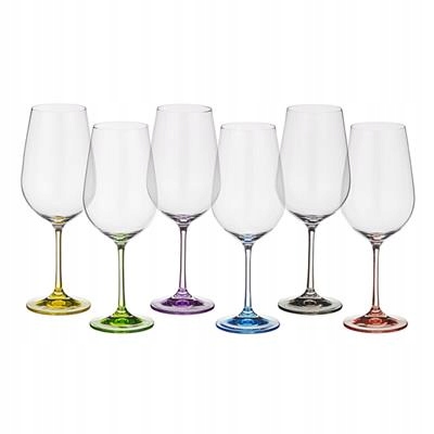 Bohemia Rainbow Sklenička 550 ML Voda Kpl 6 Ks