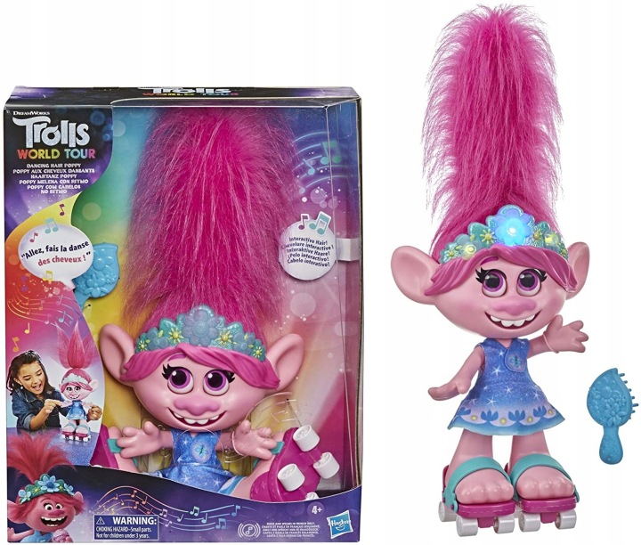 Hasbro DreamWorks Trolls 2 Лялька Poppy Інтерактивна E94595F1 — фото 3