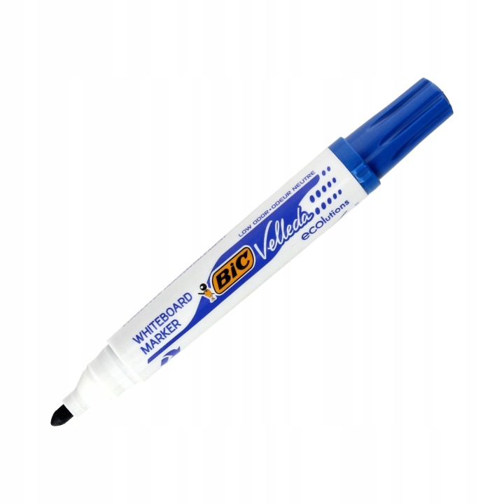 Маркер сухостиральний круглий BIC VELLEDA синій — фото 4