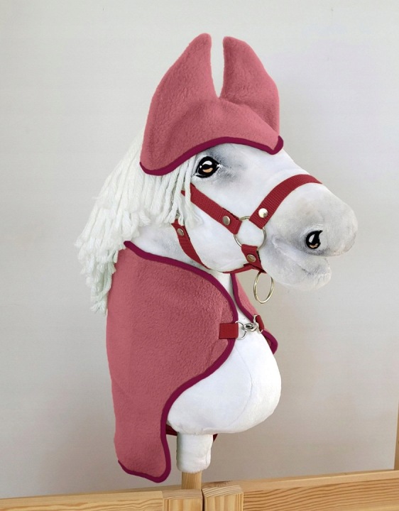 Набір попони флісової і навушників для Hobby Horse A4/A5 - ягідний