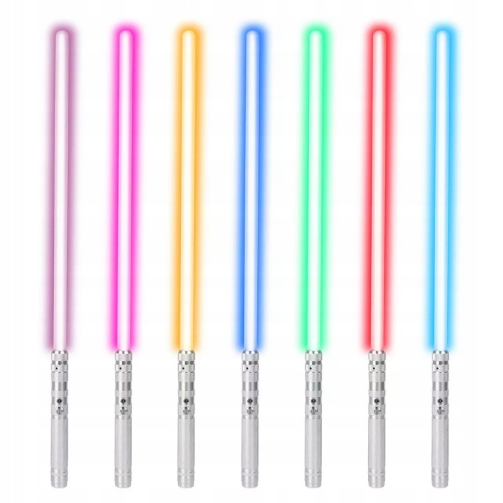 Меч світловий для дітей LED 7 кольорів зі звуком Для star wars, пластик — фото 6