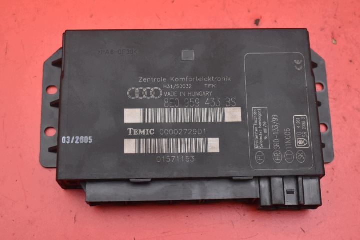 upravljačka jedinica komfora 8E0959433BS AUDI A4 B7 2.0 TDI 140 KM 04-08
