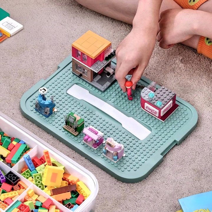 Контейнер для конструктора LEGO іграшки багатоярусний шаровий великий органайзер коробка — фото 7