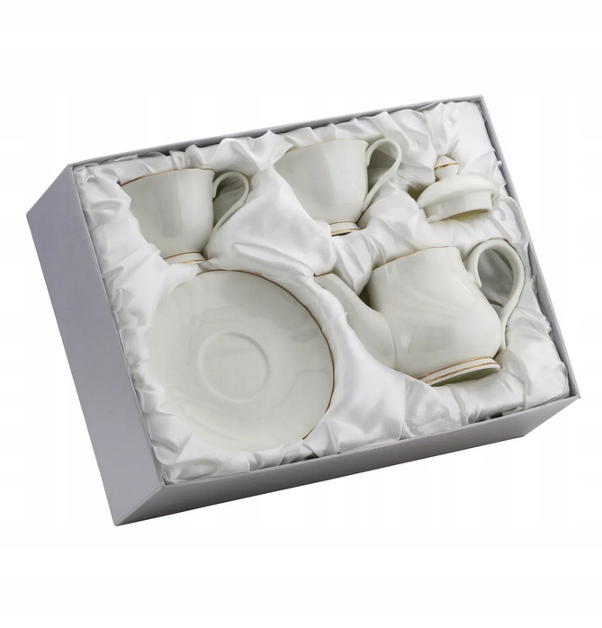 Luxusní porcelánová sada na čaj džbán 2 šálky ideální Dárek