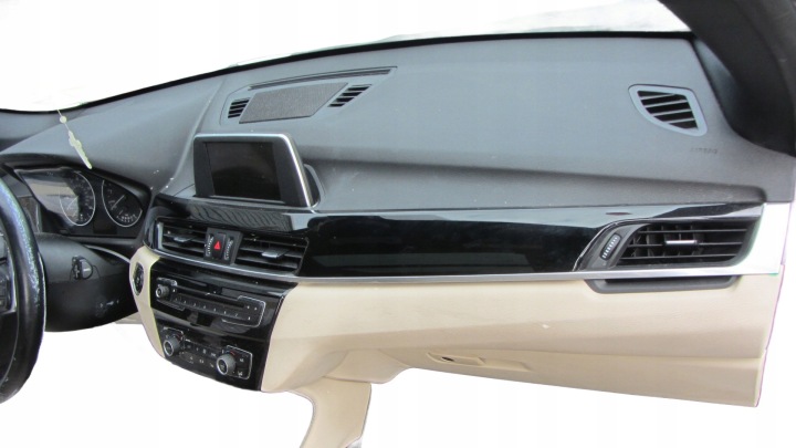 BMW X1 F48 F39 X2 cockpit console dashboard instrument panel JASNA beige 51456969853